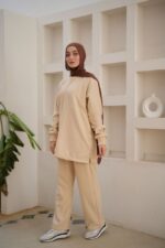 Relaxed fit modest co ord set for daily outfits