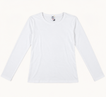 cotton soft long sleeve basic layering top